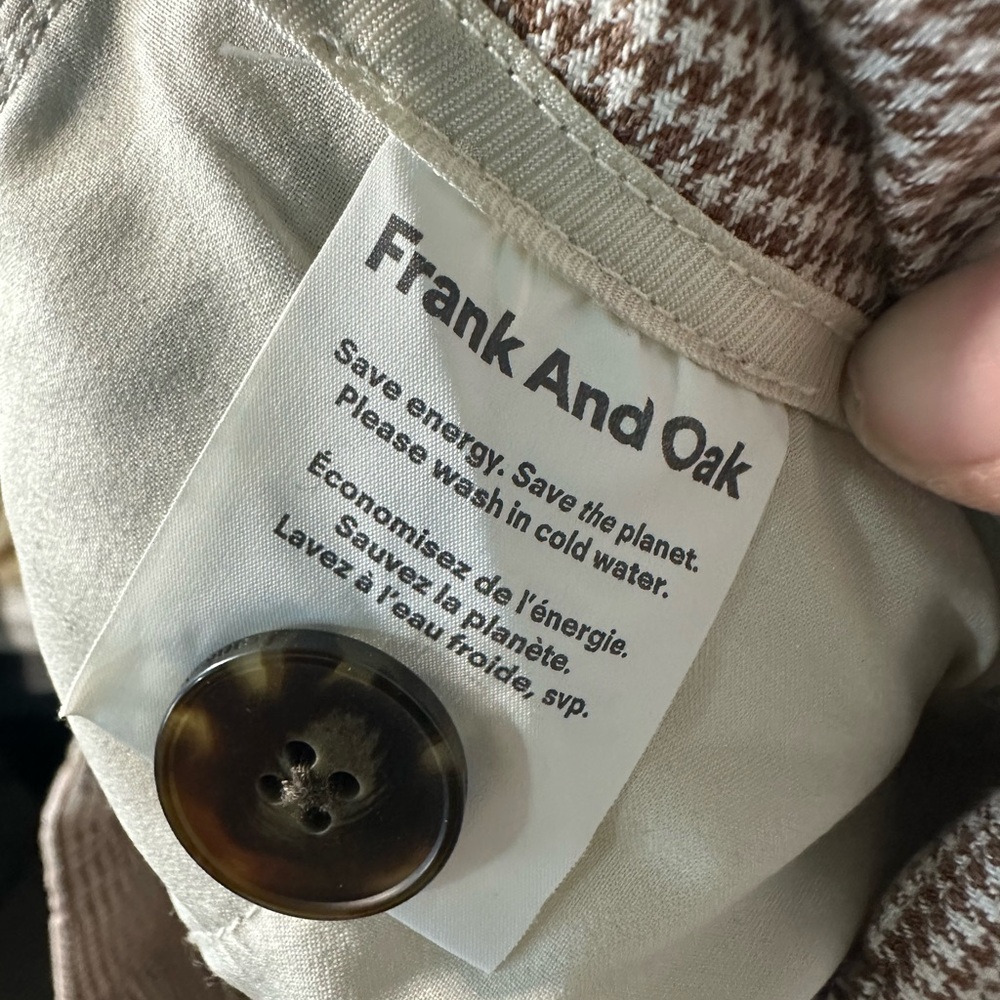 🌻5/$30🌻 Frank and Oak Button-Front Short - Picture 8 of 8